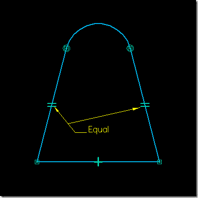 Visual TuTor For Design Softwares: Equal Constraint - SolidEdge